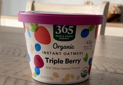 Triple Berry Instant Oatmeal