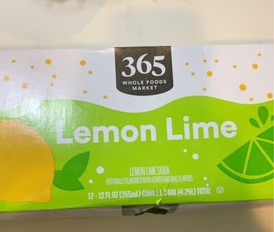 Lemon Lime Flavored Soda