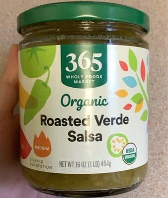 Medium Roasted Verde Organic Salsa