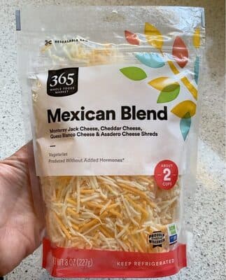 Mexican Blend Monterey Jack Cheese, Cheddar Cheese, Queso Blanco Cheese & Asadero Cheese Shreds