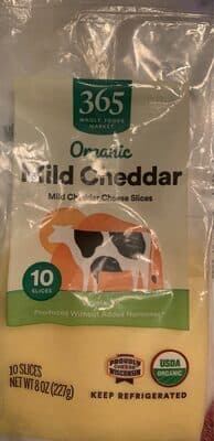 Mild Cheddar Cheese Slices