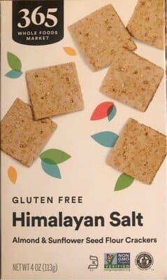 Gluten Free Himalayan Salt Crackers
