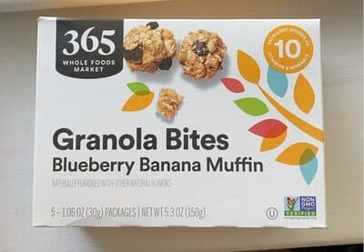 Blueberry Banana Muffin Granola Bites