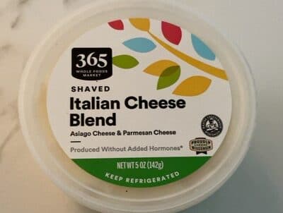 Italian Cheese Blend Shaved Asiago & Parmesan Cheese