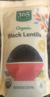 Organic Black Lentils