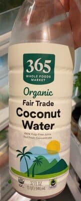 Organic Fair Trade Coconut Water