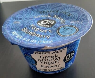 Greek Nonfat Yogurt Blueberry