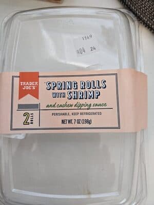 Shrimp Spring Rolls With Peanut Sauce