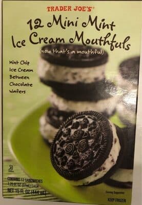 Mini Mint Ice Cream Mouthfuls