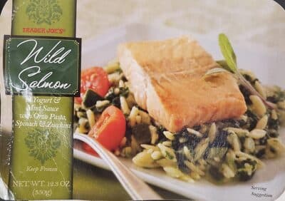 Wild Salmon in Yogurt and Mint Sauce