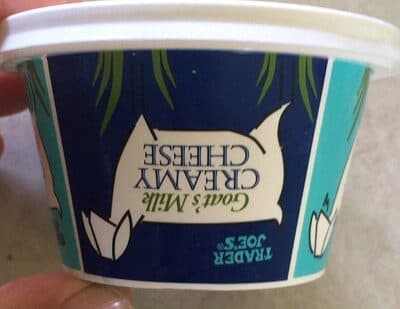 Goats milk creamy cheese