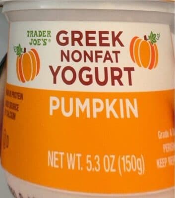 Greek Nonfat Yogurt Pumpkin