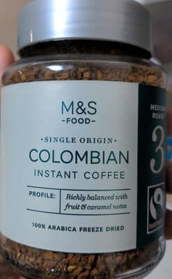 M&S Colombian coffee