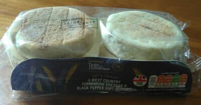 West Country Farmhouse Cheddar & Black Pepper Soft Muffins