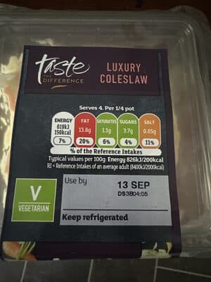 Sainsburys Luxury Coleslaw