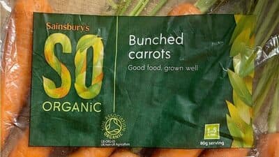 Organic Bunched Carrots