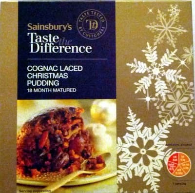 Cognac Laced Christmas Pudding