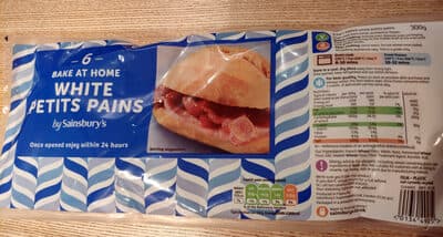 Bake at home white petits pains