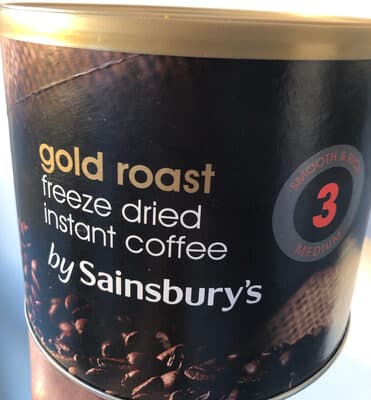 Gold Roast freeze dried instant coffee