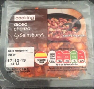 Diced Chorizo