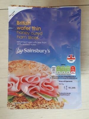 British wafer thin ham