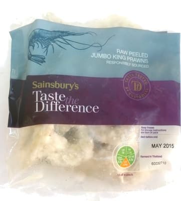 Raw Peeled Jumbo King Prawns