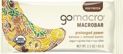Gomacro Macrobar, Banana + Almond Butter