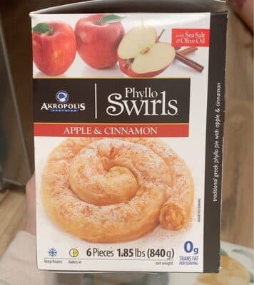 Phyllo Swirls Apple & Cinnamon