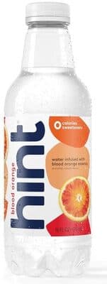 Water Infused With Blood Orange Essence