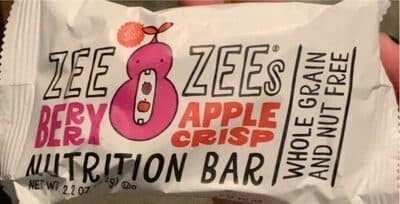 Zee zees nutrition bar