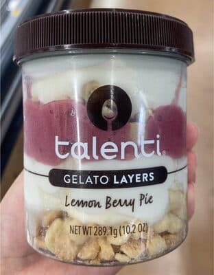 Lemon Berry Pie Gelato Layers