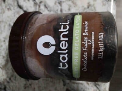 Dairy-Free Gelato Layers Chocolate Fudge Brownie