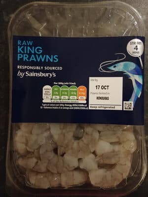 Raw Peeled King Prawns