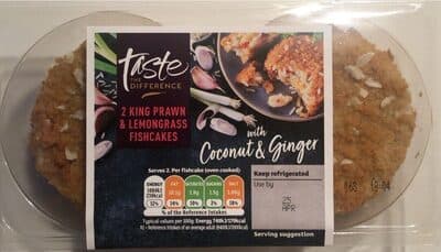 Taste the difference King Prawn & Lemongrass Fishcakes