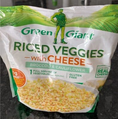 Broccoli & Cauliflower Riced Veggies with Cheese