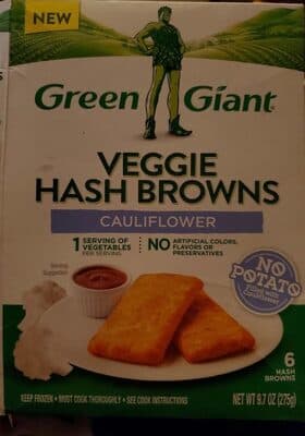 Cauliflower Veggie Hash Browns