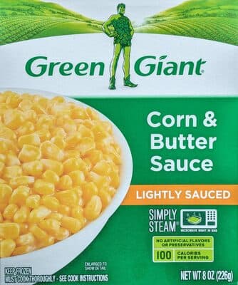 Green Giant Simply Steam Corn & Butter Sauce Lightly Sauced