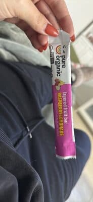 Raspberry Lemonade Flavored Layered Fruit Bar