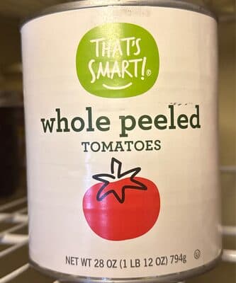 Whole Peeled Tomatoes