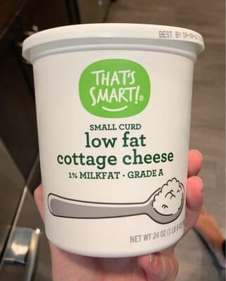 1% LOW FAT SMALL CURD COTTAGE CHEESE