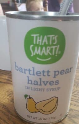 Bartlett Pear Halves In Light Syrup