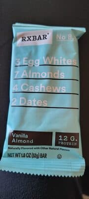 Rxbar Vanilla Almond Protein Bar