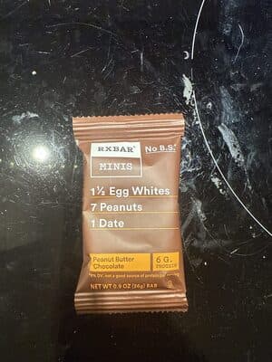Rxbar Minis Peanut Butter Chocolate Sea Salt Protein Bars