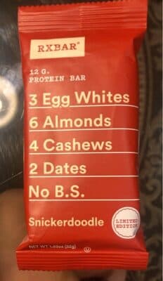 Rxbar Snickerdoodle Protein Bar
