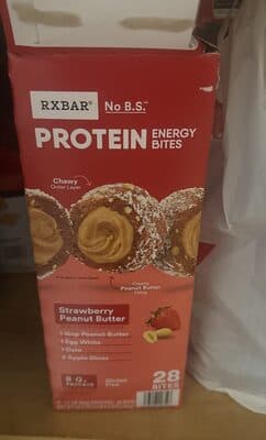 Strawberry Peanut Butter Protein Energy Bites