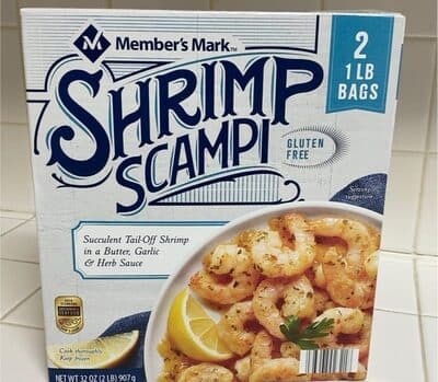 Succulent Tail-Off Shrimp Scampi in a Butter, Garlic & Herb Sauce