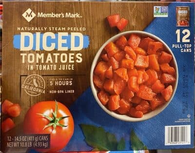 Diced Tomatoes in Tomato Juice