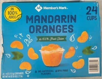 Mandarin Oranges in 100% Fruit Juice