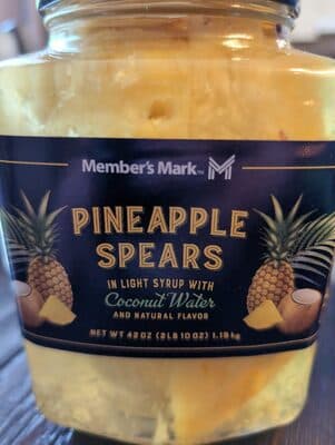 Pineapple spears