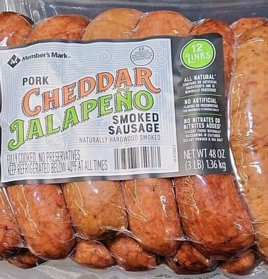 Pork Cheddar Jalapeño Smoked Sausage